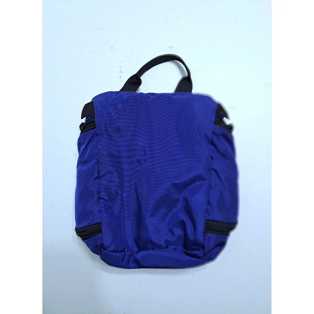 LL Bean Personal Travel Bag Vintage Toiletry Organizer Hanging Shower Blue - Picture 8 of 8
